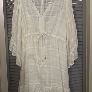 White House Black Market Elegant White Blouse